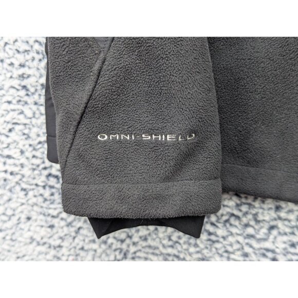 Columbia Ballistic Fleece Omnishield Jacket Mens LG Full Zip Outdoor Hiking Blk - Picture 5 of 13